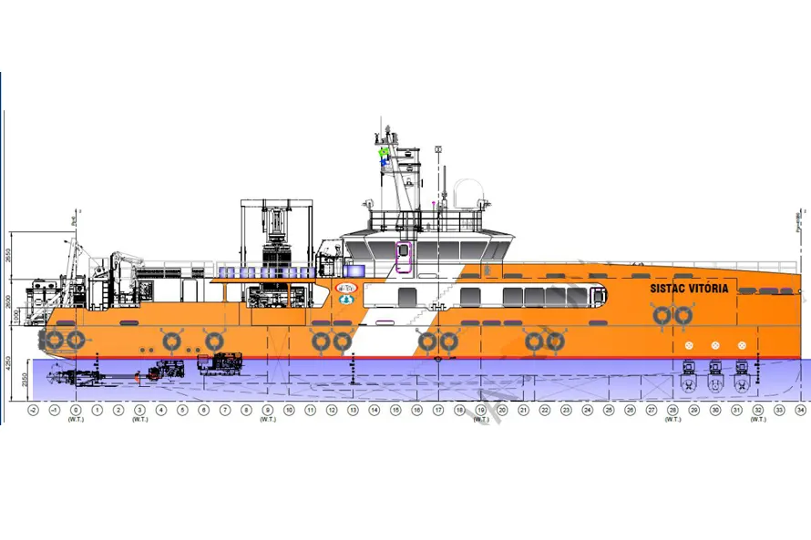 Projeto Embarcação Offshore Vitória SISTAC